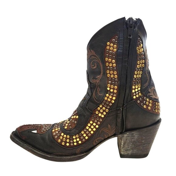 OLD GRINGO Snake Studded Zipper Boot - Picture 7 of 13